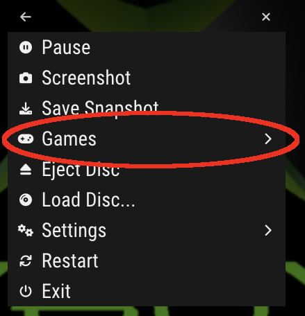 Games popup image
